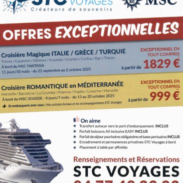 EXCLUSIVITÉ STC VOYAGE !!