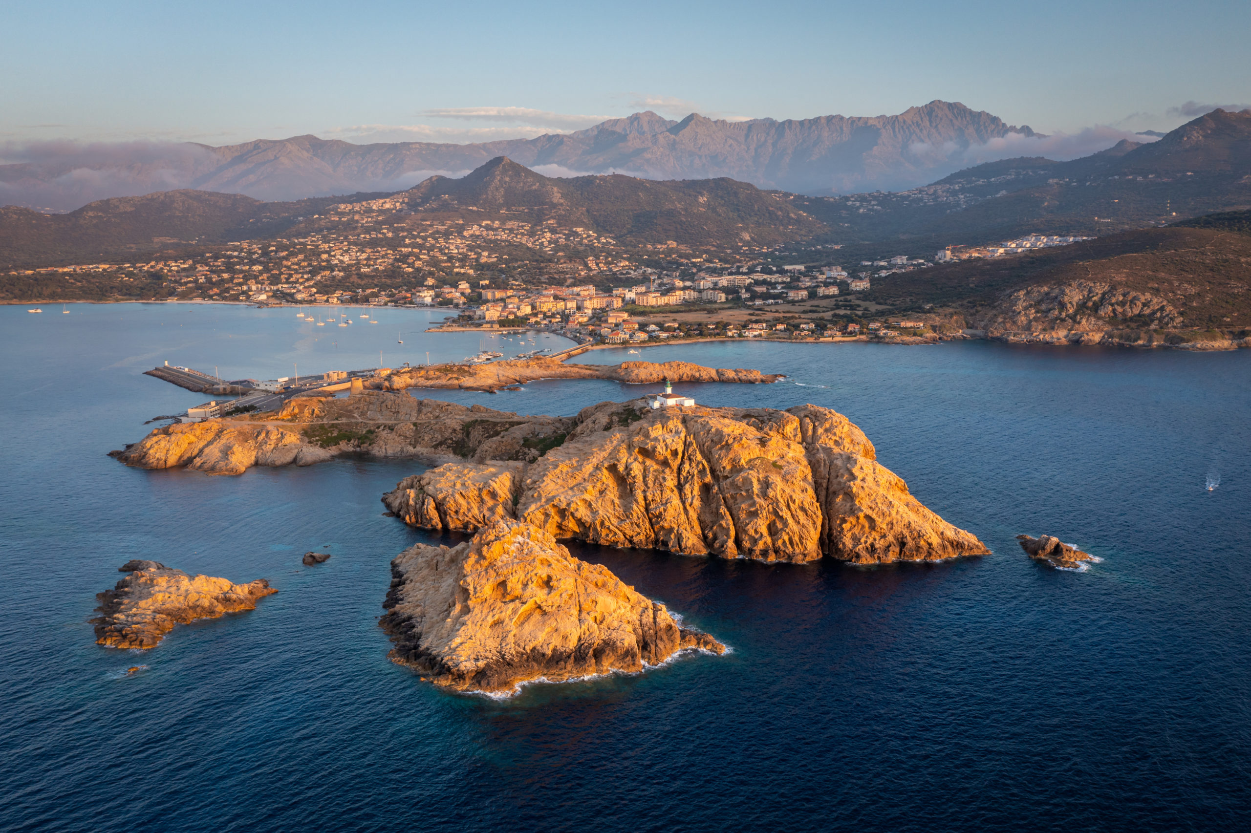 Stunning Coastline at L'Île-Rousse, Corsica, France