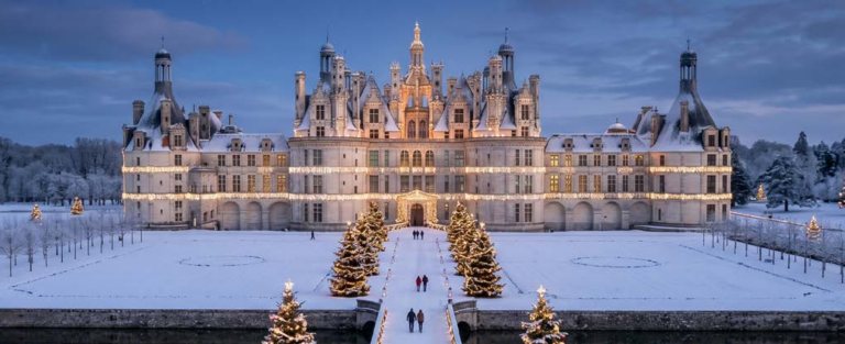 Château de la loire Hiver