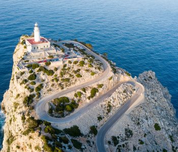 The lighthouse at Cape Formentor in Mallorca