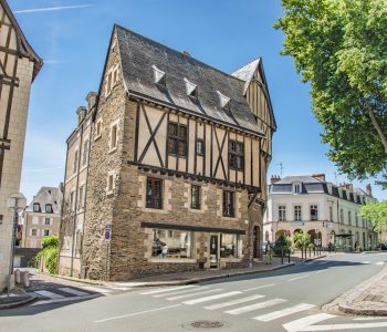 Maison à pans de bois d'Angers,  Quartier de la Doutre, France