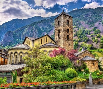 Sant Esteve church in Andorra la Vella, Andorra